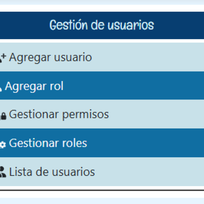 tabla usuarios | www.condrupal.com